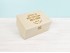 Caja de madera 22x15x11 cm. c/bisagra y broche Ref.P00CF1S