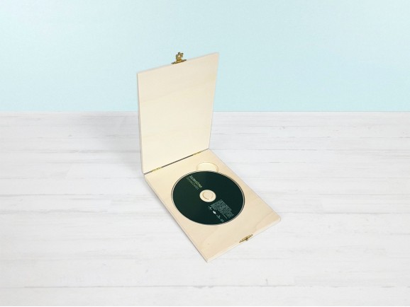 Wooden box for 1 CD / DVD Ref.P1820A