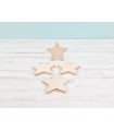 Estrella de madera 10x10x1 cm. Ref.DRZN725M