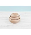 Pack of 3 wooden bowls Ref.DRKC860K