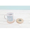 Beech wood coaster bottle opener Ref. DRKC889