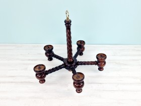Lacquered turned ceiling lamp Ref.MO9280