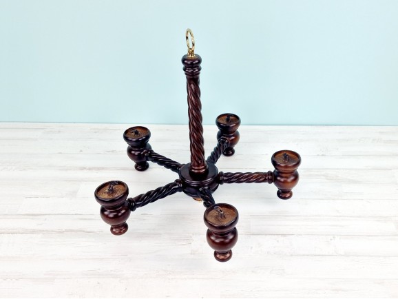 Lacquered turned ceiling lamp Ref.MO9280