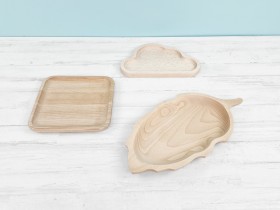 Bandejas de madera 3 modelos Ref.DRKC5