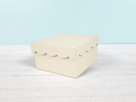 Wooden box 16x16x9 cm. 4 divisions Ref.P35C47RA
