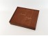 Aged wooden box 29x29x7 cm. 2 lids Ref. P1454C81-27