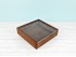 Aged wooden box 29x29x7 cm. 2 lids Ref. P1454C81-27