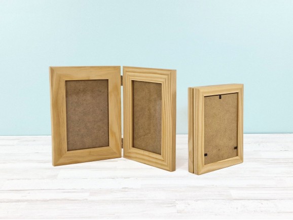 Double frames 2.5 cm. with glass for photos Ref.PDV25
