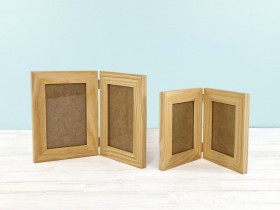 Double frames 2.5 cm. with glass for photos Ref.PDV25