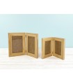 Double frames 2.5 cm. with glass for photos Ref.PDV25