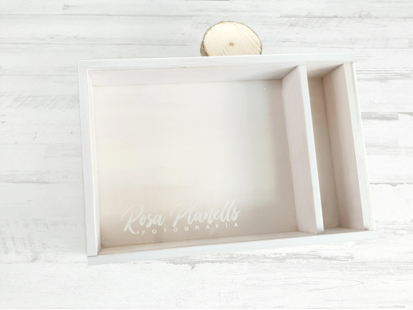 Box for photographers White with Cap Methacrylate Ref.P1454DBM