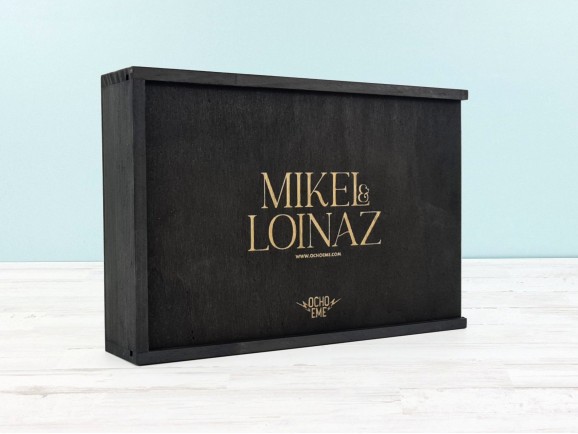 Black wooden box for photographers Ref.P1454DN