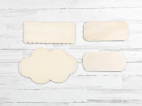 Placas de madera 4 modelos Ref.PPP
