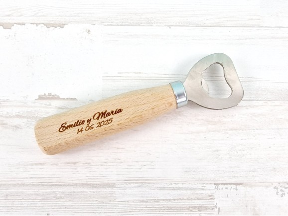 Wooden bottle opener with handle Ref.DRKC884