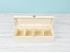 Caja de madera 35x12x11 cm. c/4 divisiones Ref.PCG02