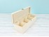 Wooden box 35x12x11 cm. with 4 compartments Ref. PCG02