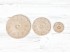 Hand-carved wooden ceiling light, various sizes Ref.2353