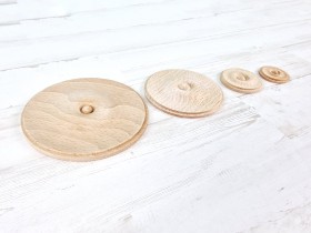 Aplique plafón de madera liso varias medidas Ref.2354