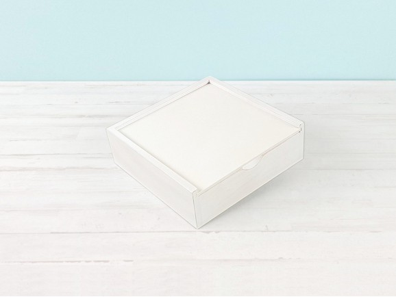 White Box 10x15 photos with Methacrylate lid Ref.P00CF13B1