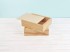 Pine wood box 23.5x18.5x7 cm. with sliding lid Ref.PF1520