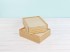 Pine wood box 23.5x18.5x7 cm. with sliding lid Ref.PF1520