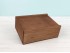 Aged pine wood box 18x12.5x6.5 with sliding lid Ref.PF1015T