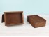 Caja de madera pino Envejecida 18x12,5x6,5 c/tapa corredera Ref.PF1015T