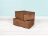 Aged pine wood box 18x12.5x6.5 with sliding lid Ref.PF1015T