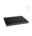 Black rectangular wooden base, 29x21.5x2 cm. Ref. MS20155