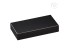 Peana de madera Rectangular Negra 14x8x3 cm. Ref.MD10102