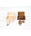 Pack PenDrive Rounded + Wooden Box Ref.PackS260