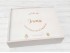 White pine wood box 29x24x7 cm. with sliding lid Ref.PF2025B