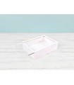 White pine wood box 23.5x18.5x7 cm. with methacrylate lid Ref.PF1520BM