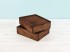 Aged pine wood box 23.5x18.5x7 cm. with sliding lid Ref.PF1520T