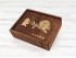 Aged pine wood box 29x24x7 cm. with sliding lid Ref.PF2025T