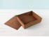 Aged pine wood box 29x24x7 cm. with sliding lid Ref.PF2025T