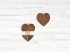 PenDrive de madera Oscura Corazón con imán Ref.USBCH7