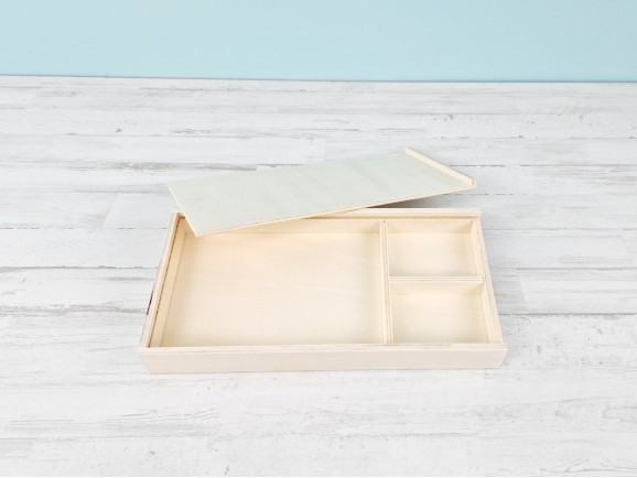 Box photo 13x18 with division and frame Ref.P1454MS