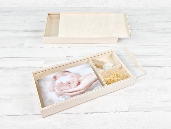 Box photo 13x18 with division and frame Ref.P1454MS