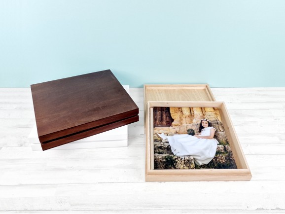 Album box with lid, 3 finishes Ref. PCA33T