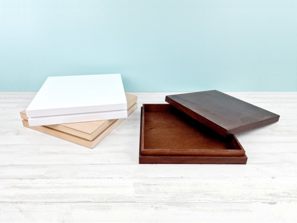 Album box with lid, 3 finishes Ref. PCA33T