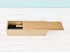 Caja madera 1 Botella de vino Tapa Corredera  Ref.1BotTCOK