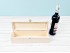 Caja madera 1 Botella vino Bisagra y Broche Ref.1botBB