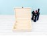 Caja madera 3 Botellas de vino Bisagra y Broche Ref.3botBB