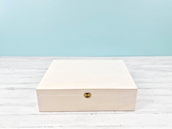 Caja madera 3 Botellas de vino Bisagra y Broche Ref.3botBB