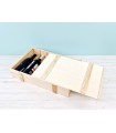Pine box 6 Wine bottles Type packaging Ref.6botTE