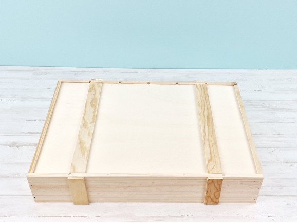 Pine box 6 Wine bottles Type packaging Ref.6botTE