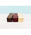 Caja madera pino 1 Botella Broche 3 acabados Ref.DRSW241