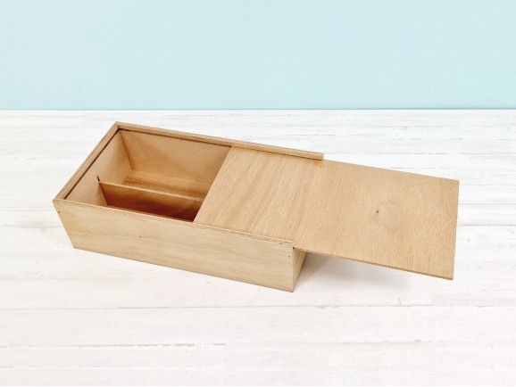 Box 2 Wine Bottles Sliding Lid Ref.2BotTCOK
