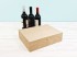 Wooden box 3 Bottles of wine Hinge and Brooch Ref.3botBBOK